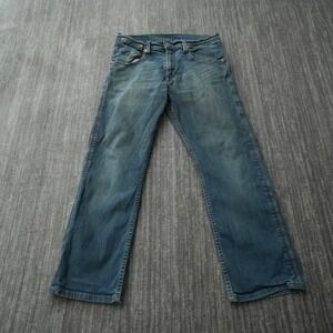 Levis 514 Jeans Men Blue Casual Straight Leg Denim 30x30 Measured 30.5x27